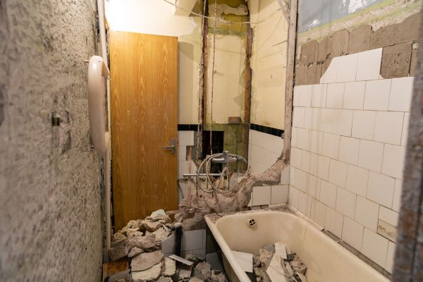 Shower Tile Demolition in Waco